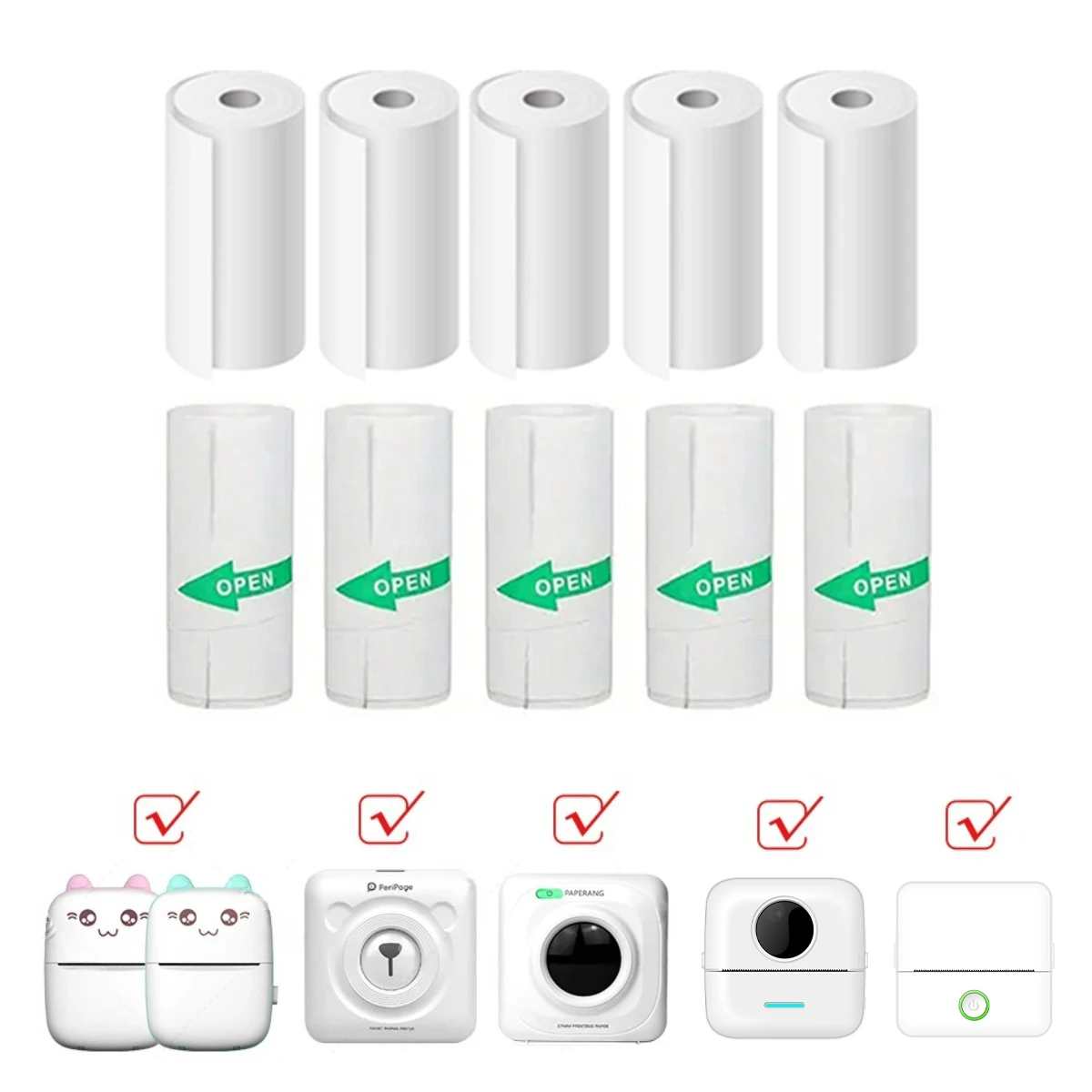 Heat Transfer Vinyl Roll - Mini Print Camera Thermisch Papier 57MM