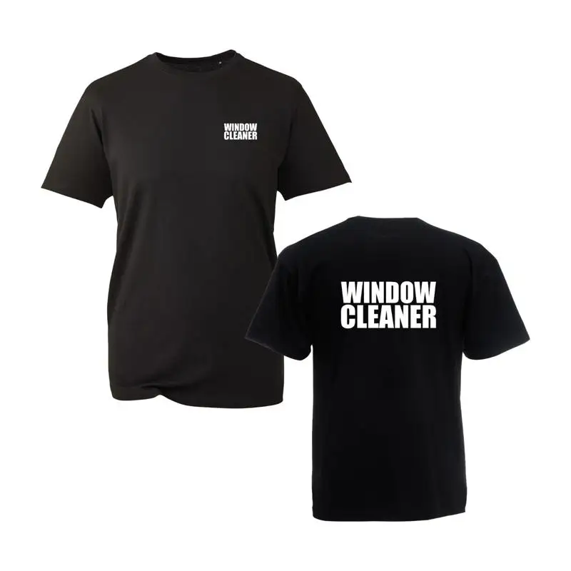 Commercial Window Printing - Raamreiniger Print T-shirt Glasoppervlakten reinigen Residentieel