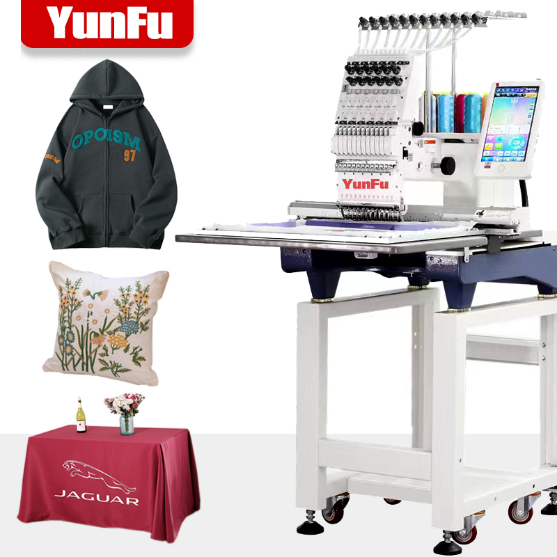Commercial Embroidery Machine - Industriële borduurmachine voor petten, vlakke oppervlakken