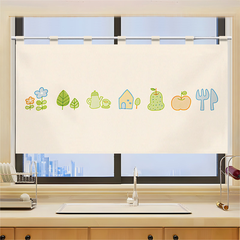 VIKAMA Grid Utensil Half Noren - Commercial Window Printing recensie en prijs