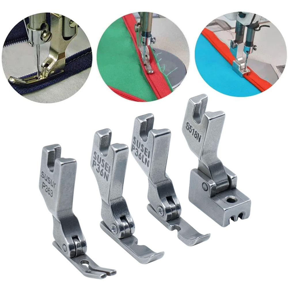 4 stks/set Rits Naaivoet Indus - Commercial Embroidery Machine recensie en prijs