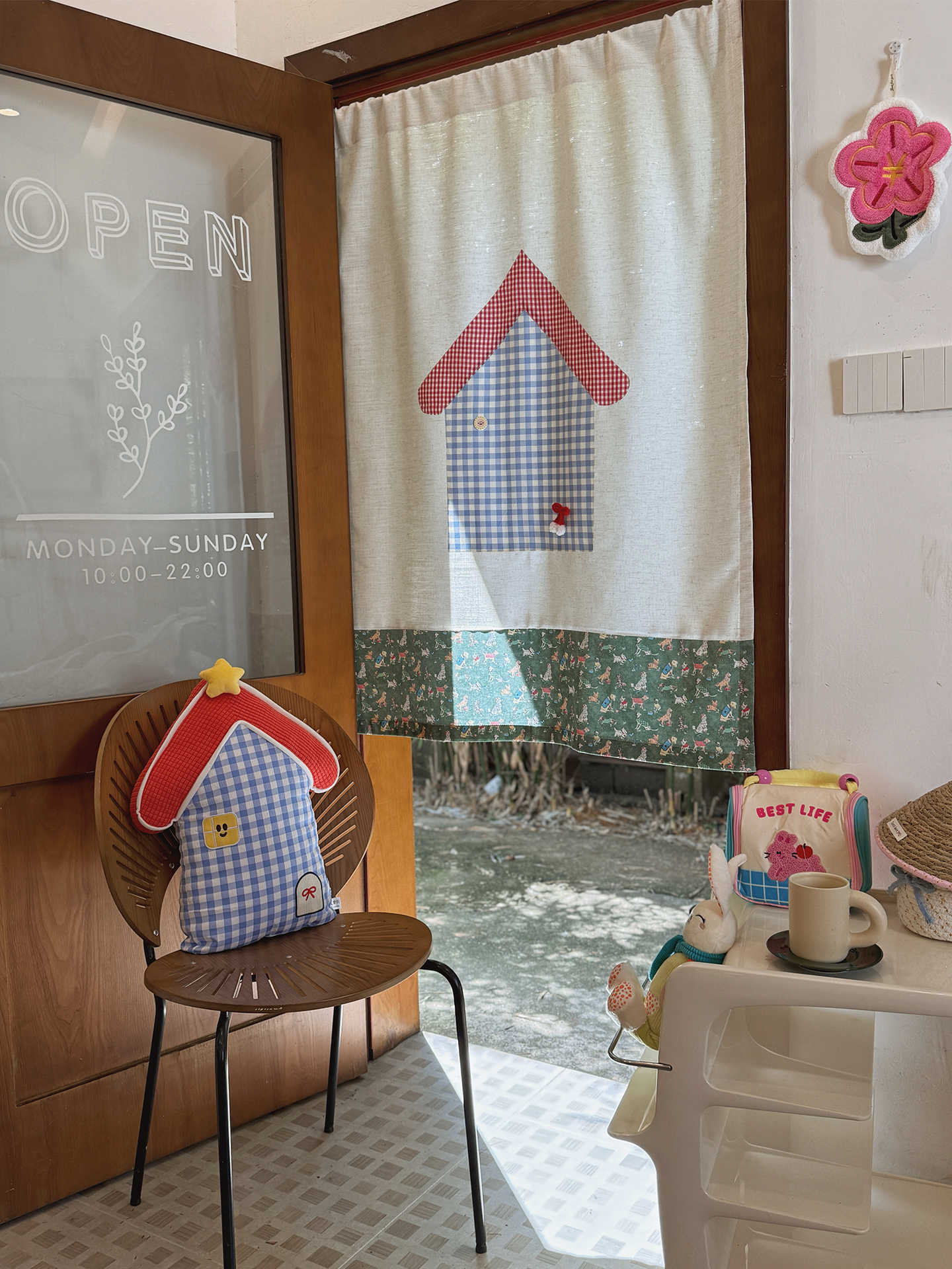 VIKAMA Gingham Small House Nor - Commercial Window Printing recensie en prijs