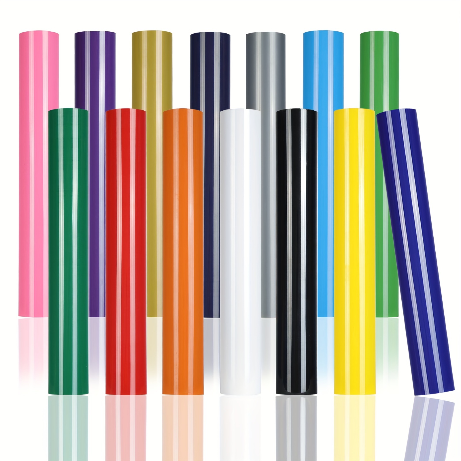 4 kleuren 8 rollen HTV met kle - Heat Transfer Vinyl Roll recensie en prijs