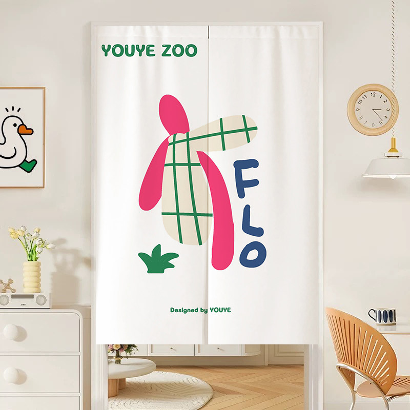 VIKAMA Roze Kaas Cartoon Noren - Commercial Window Printing recensie en prijs