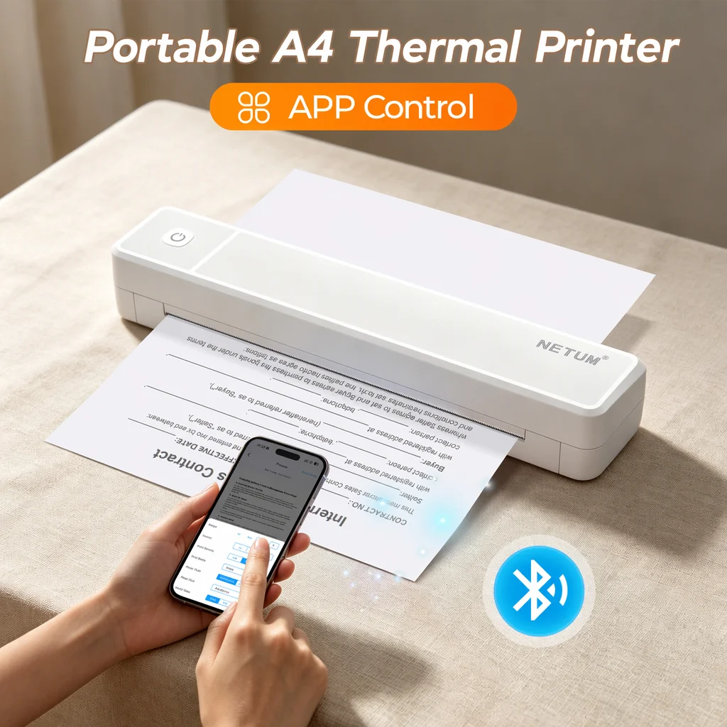 Mini A4 thermische printer Ond - Commercial Book Printing Machines recensie en prijs