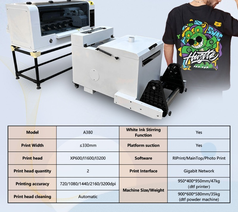 30cm A3 DTF-printer met dubbel - Dtf Powder Shaker recensie en prijs