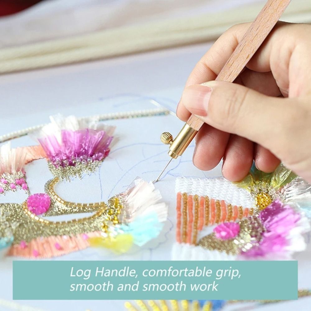 Borduurnaalden met houten hand - Commercial Embroidery Machine recensie en prijs