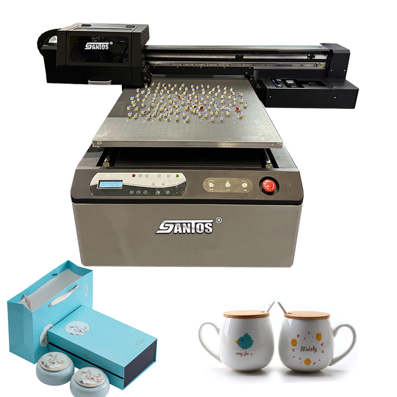 Platte UV-drukmachine 60 * 90  - Commercial Uv Printing Machine recensie en prijs