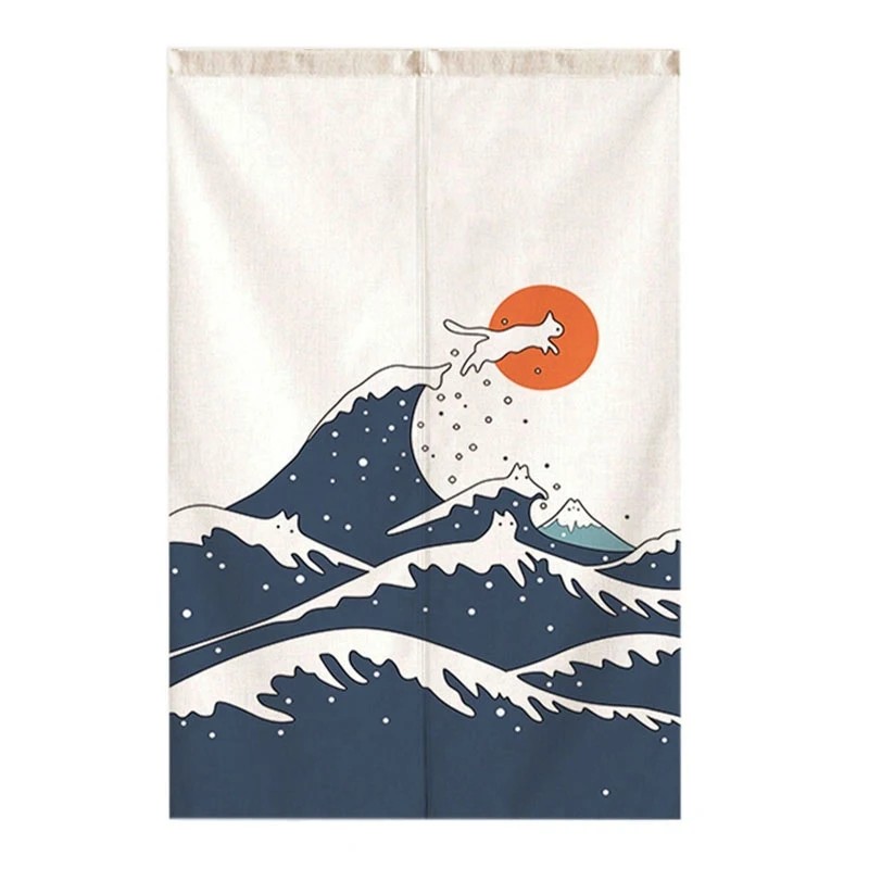 VIKAMA Japanse vouwwaaier Wave - Commercial Window Printing recensie en prijs