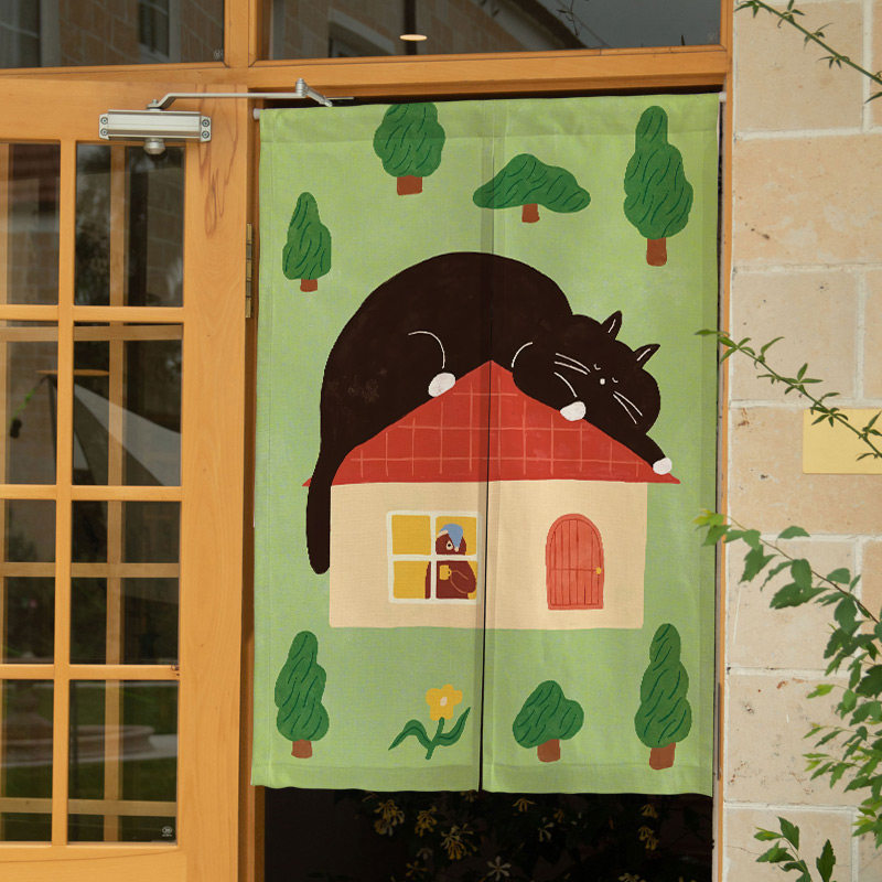 VIKAMA Cute Money Black Noren  - Commercial Window Printing recensie en prijs