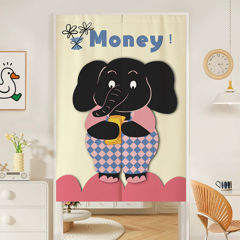 VIKAMA Cute Money Black Noren  - Commercial Window Printing recensie en prijs