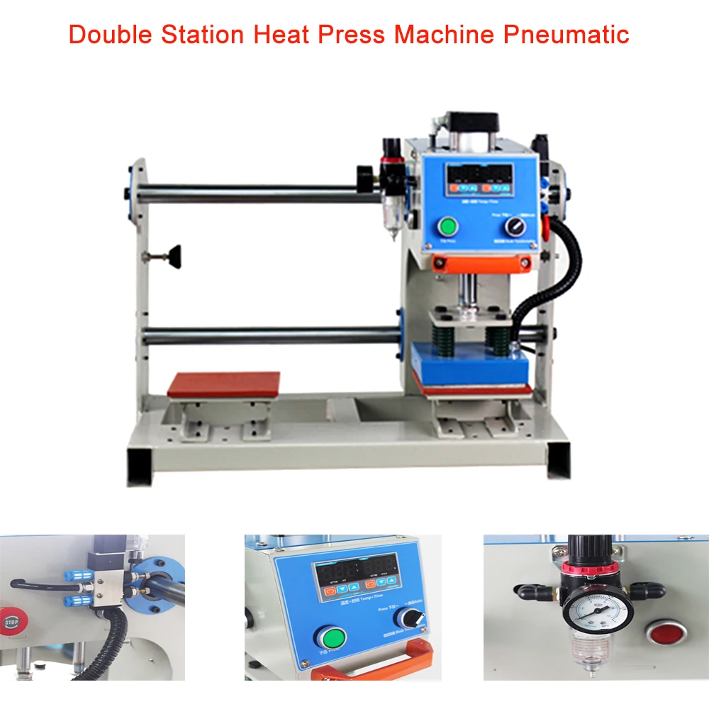 250x350mm Dubbele Station Pneu - Foil Transfer Machine recensie en prijs